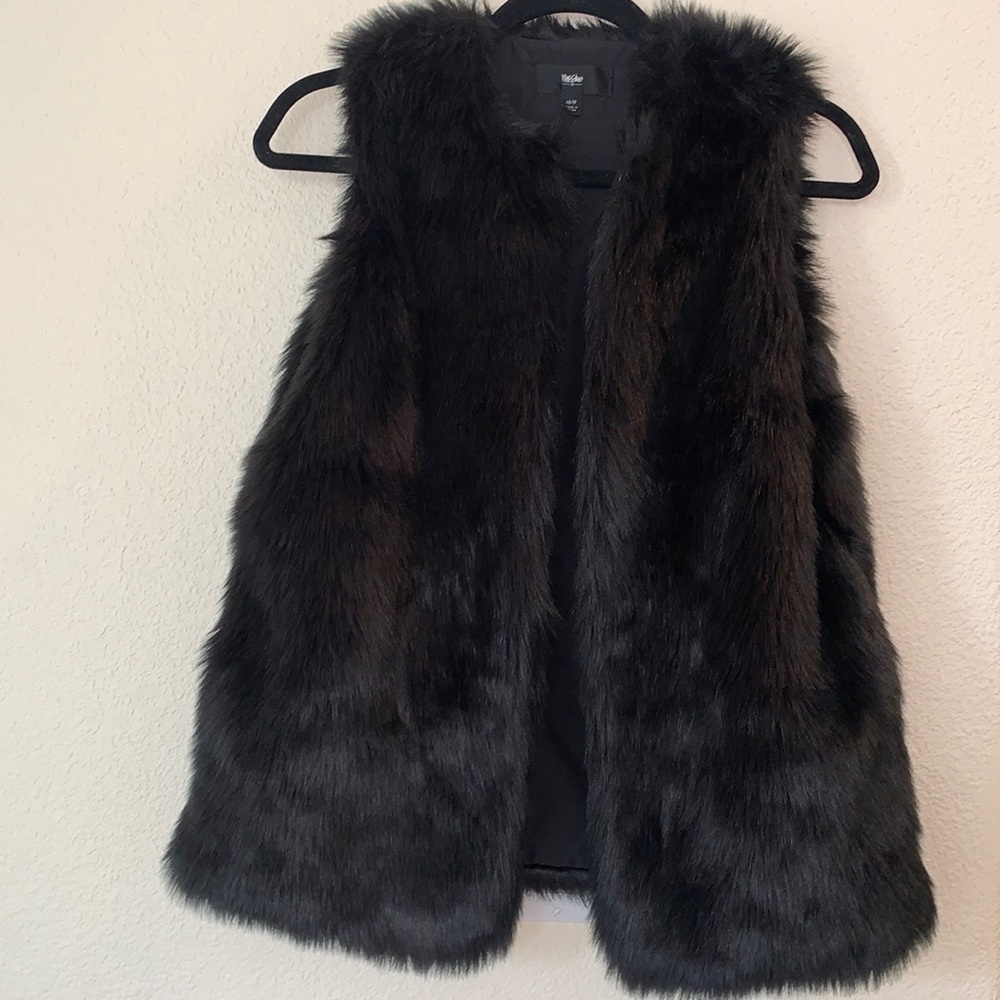 Faux fur vest mossimo